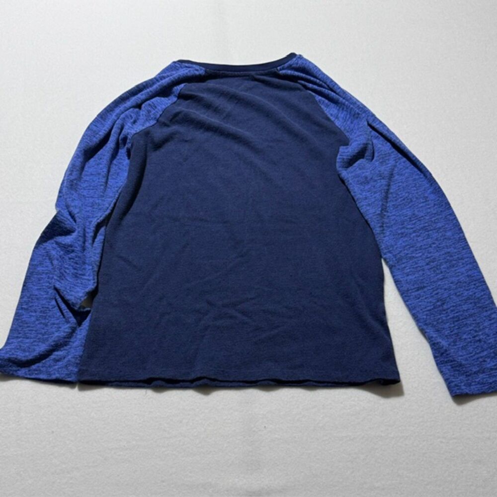 Cat & Jack Boys Raglan Long Sleeve Shirt Navy Blue Size XL 16